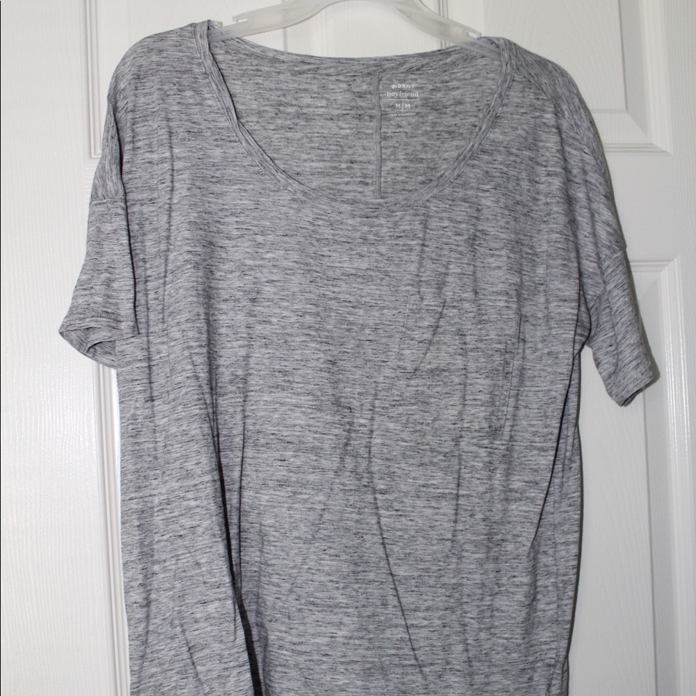 Old Navy Grey Boyfriend Tee